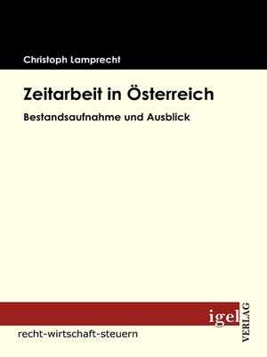 cover image of Zeitarbeit in Österreich